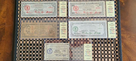 WWII. Philippines Guerrilla issued Emergency Money