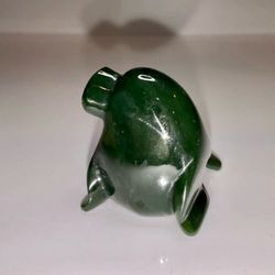Adorable Miniature High Quality Nephrite Jade Carved Seal 🦭 Figurine