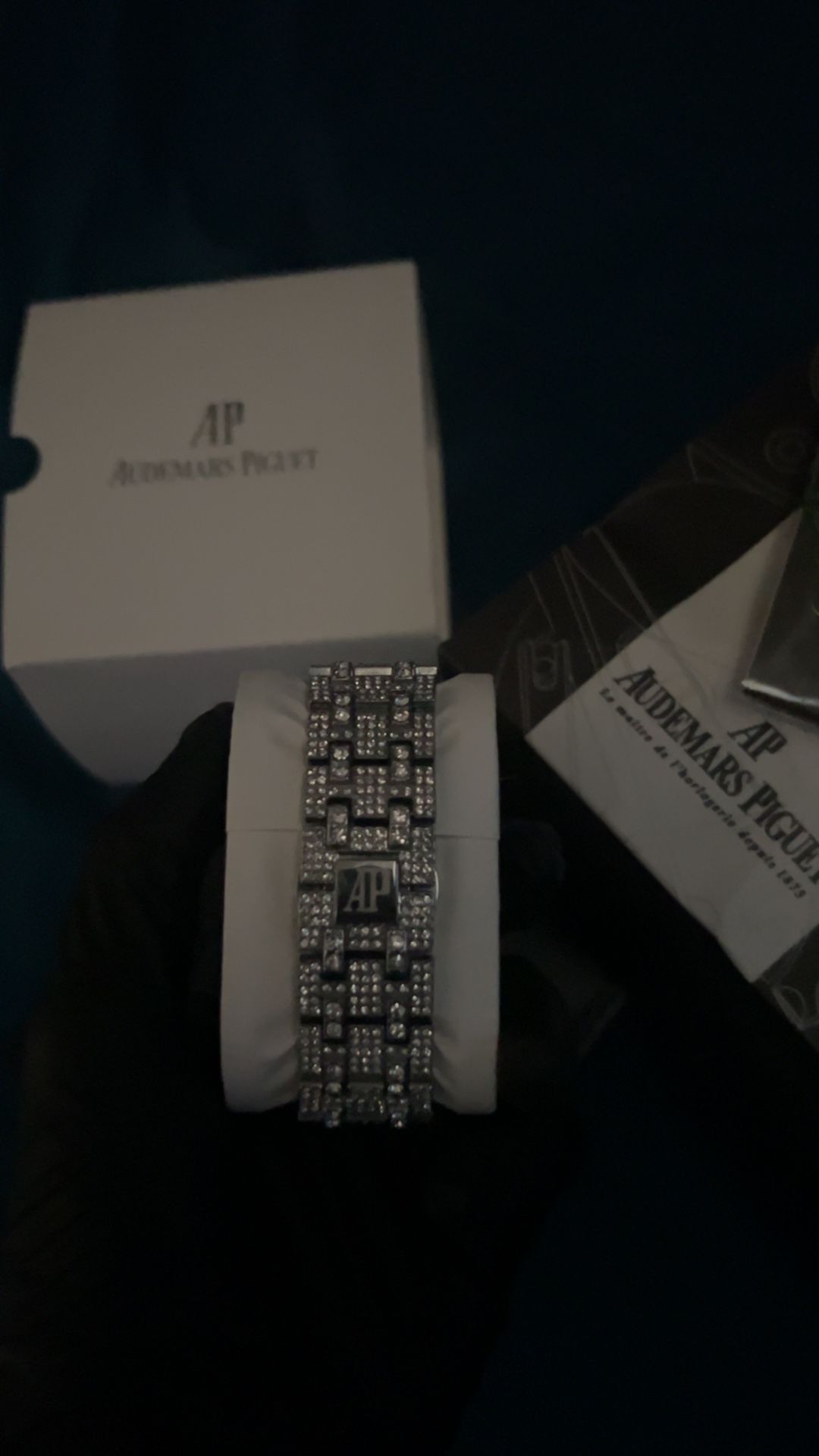moissanite AP watch