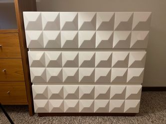 CB2 Issa High Gloss 3 Drawer Dresser Chest