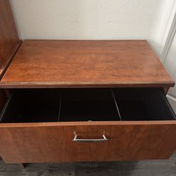 Mahogany Executive File Cabinet