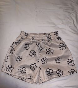cozy floral shorts