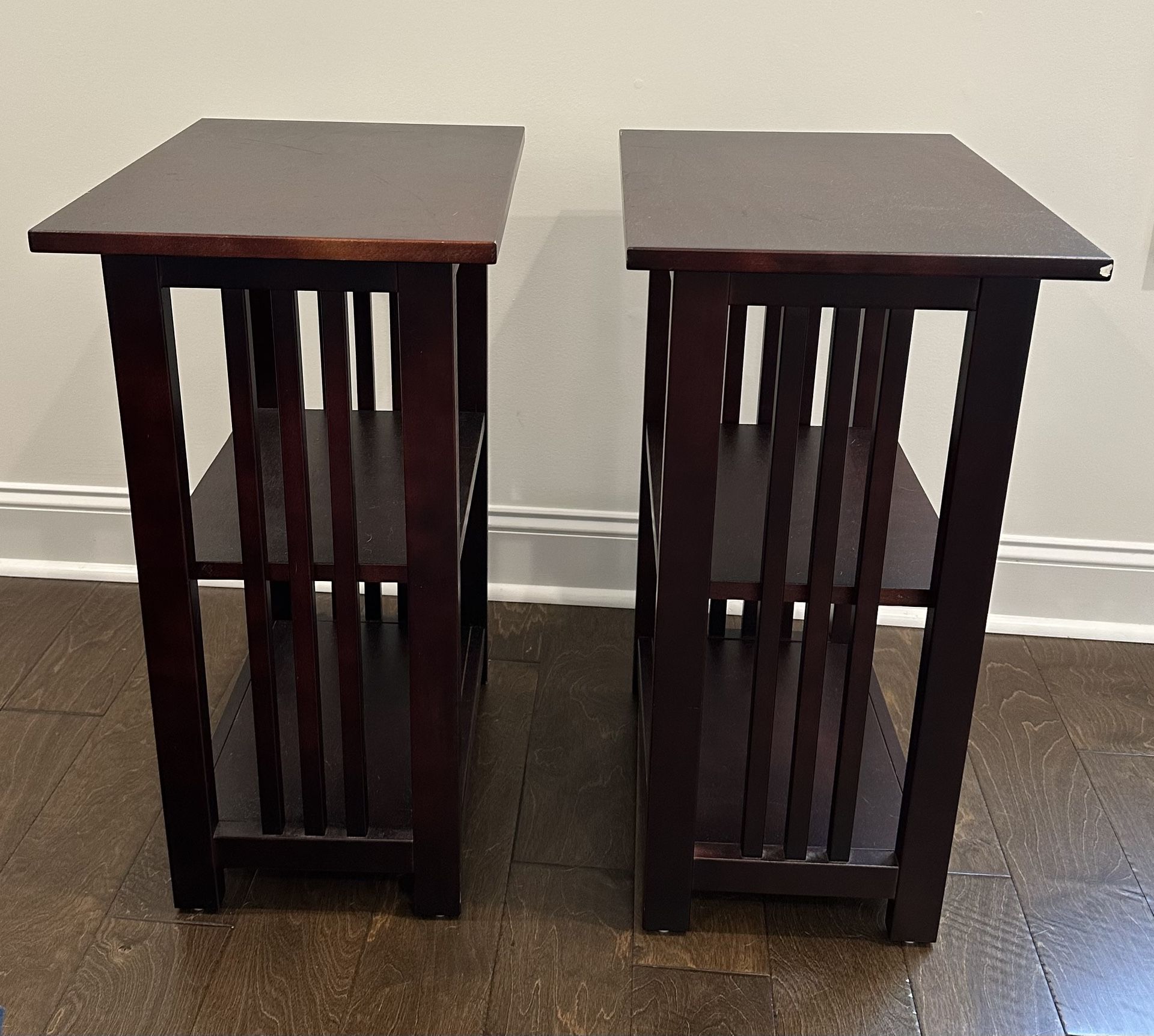 Matching Cherry Side Tables (set of 2)