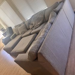 Sectional Sofa Chaise Couch 