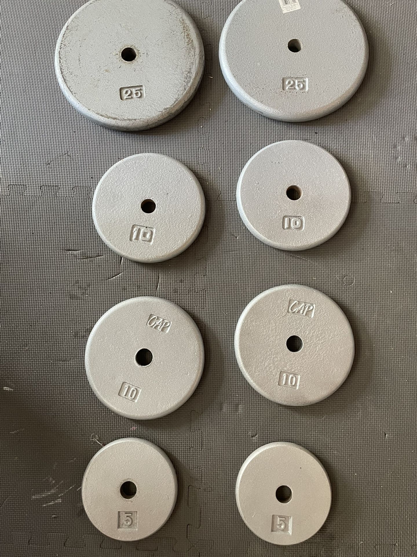 Weight Plates. 75 Dollars