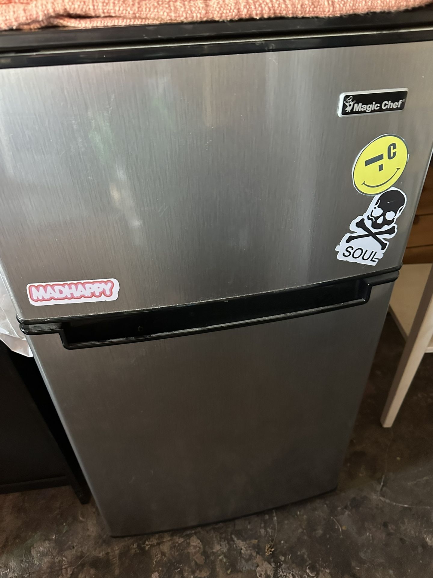 Magic Chef Mini Fridge Stainless Steel 3.1 cu ft 