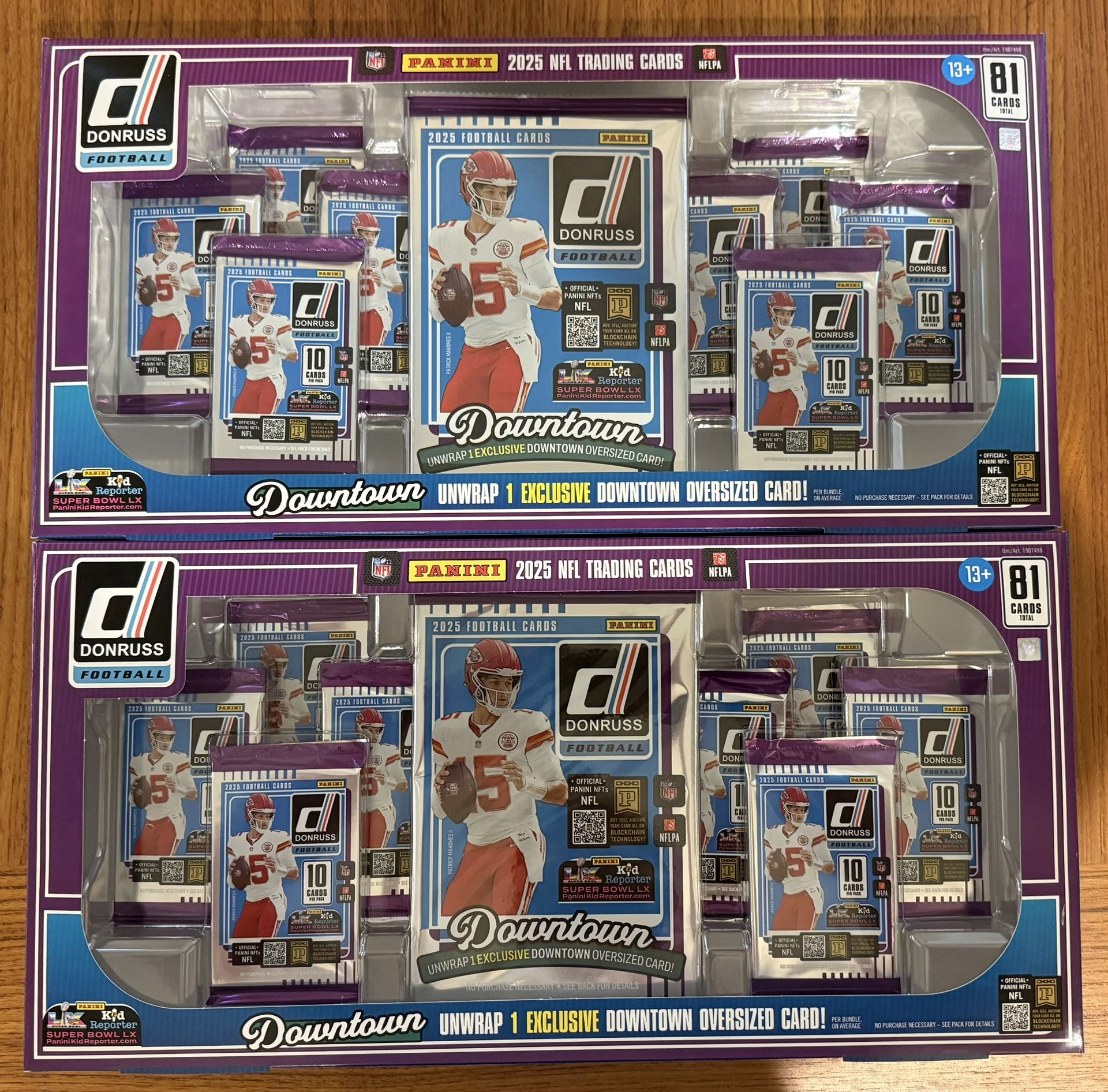2025 Donruss Football Costco Boxes