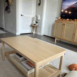 2 Tier Light Coffee Table ($100 Like New)