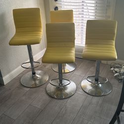 Yellow chairs