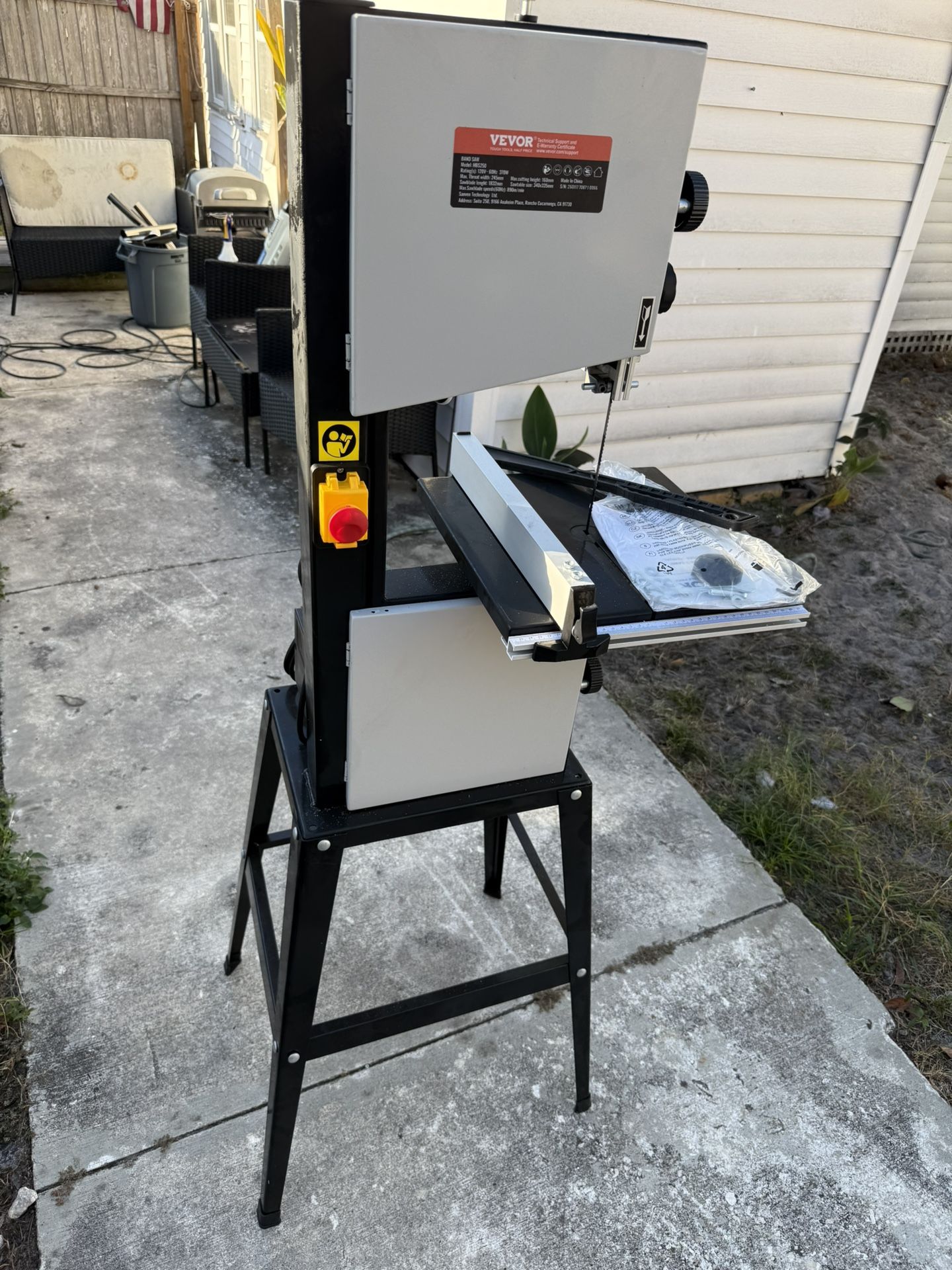 Vevor 10” Band Saw (used 1 Single Time Ever)