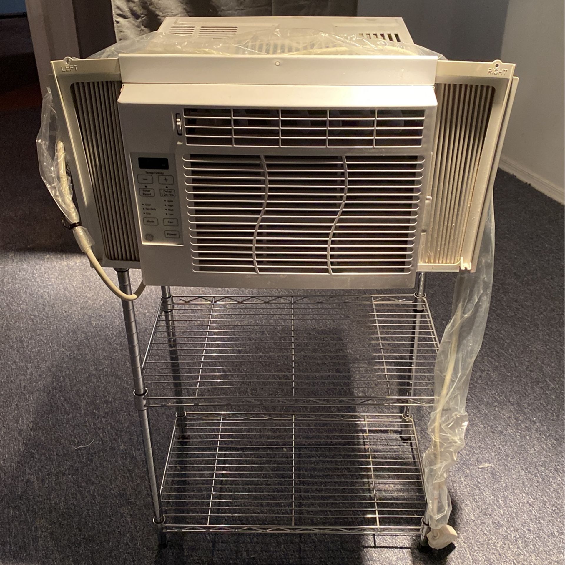 Air Conditioner And Chrome Stand