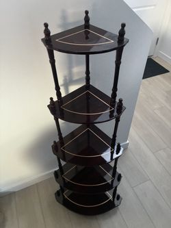 Corner Wooden Shelf