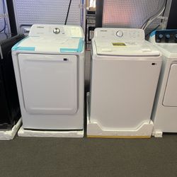 Samsung White Washer And Dryer Set