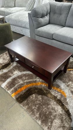 Espresso Polished Coffee Table