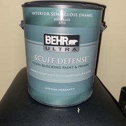 Gallon Behr Paint: Glass Sapphire (Blue)