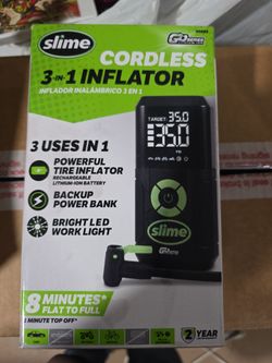 Cordless 3 in 1 tire inflator