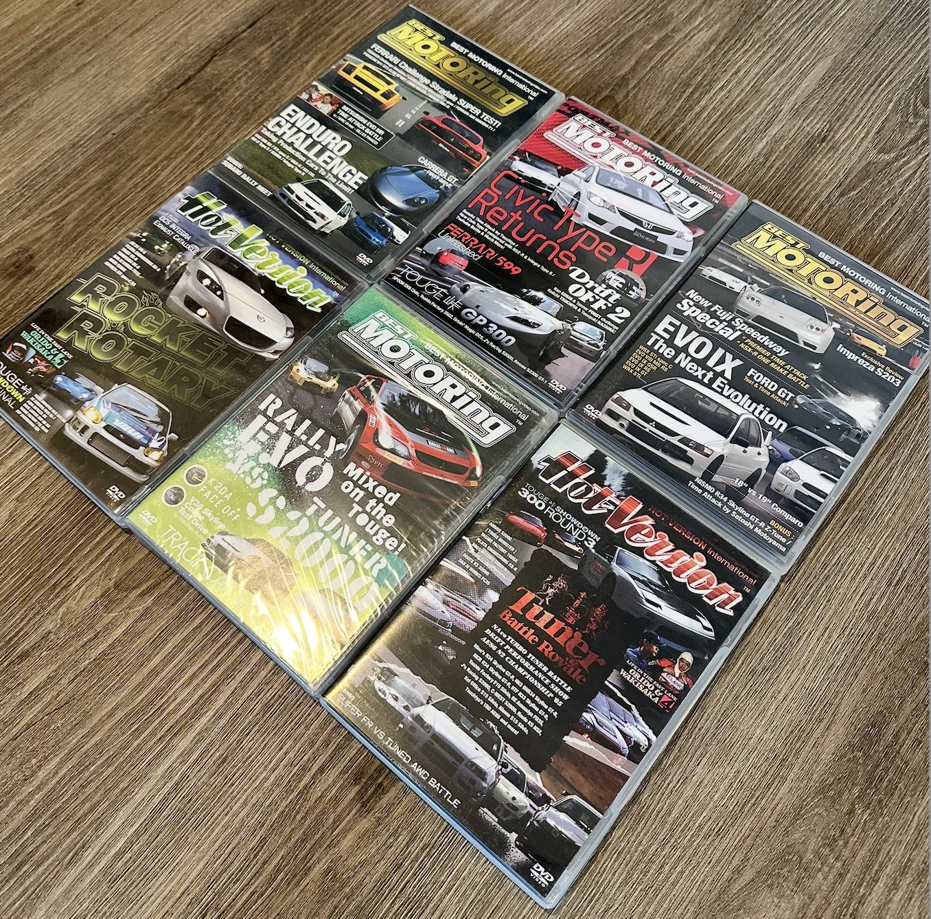 Vintage Best Motoring, Hot Version DVDs
