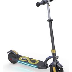 Gyroshoes Electric Scooter for Kids – 3-Speed Adjustable, Kids Electric Scooter with LED Display, Electric Brake, Colorful Lights, Lightweight Design 
