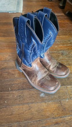 J.B. Dillon kids cowboy boots size 11.5