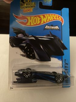 2014 Batman “Blue Stripe” HotWheels “Error” Car