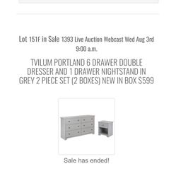 Dresser And Night Stand New In Box 