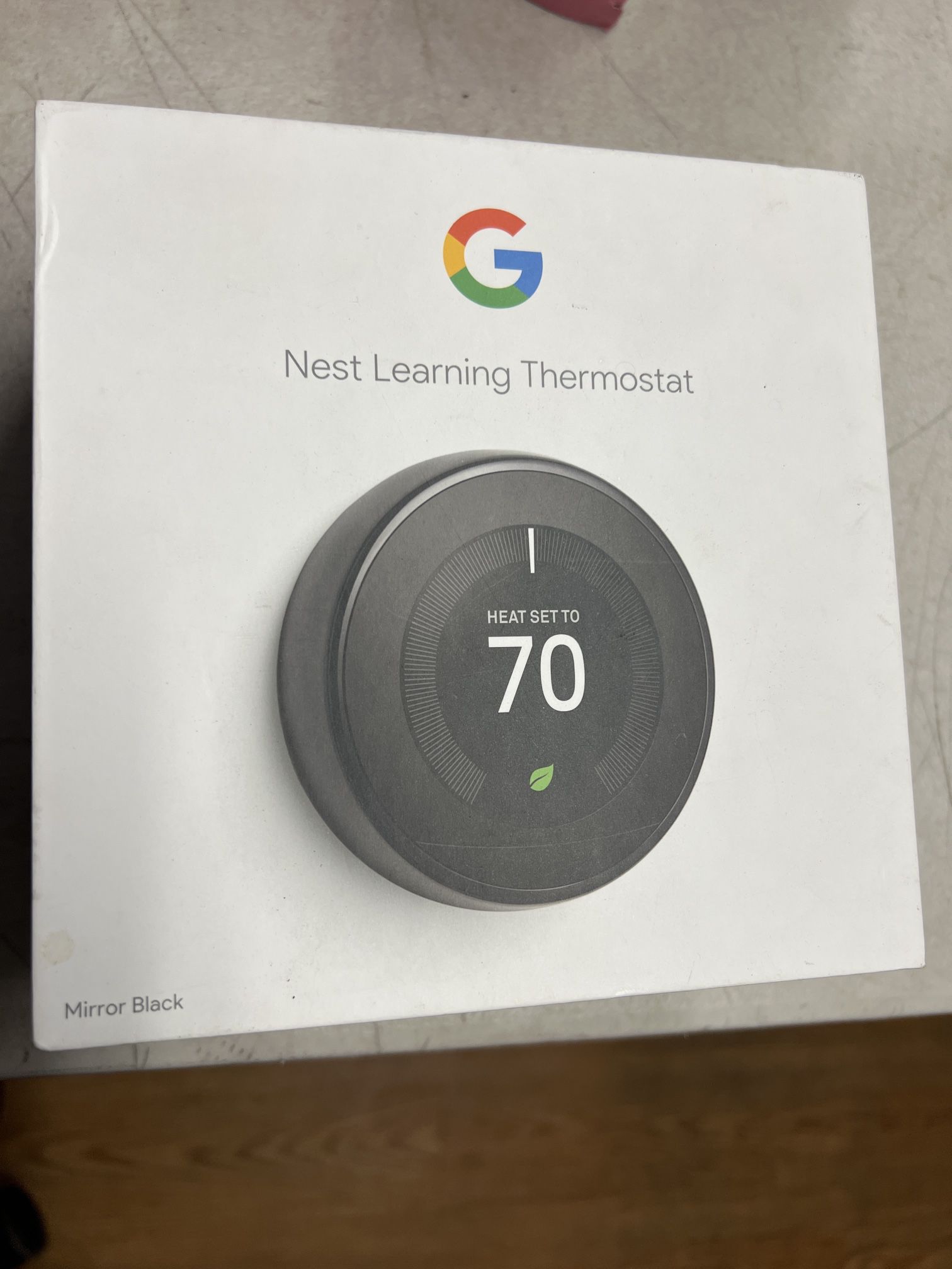 Google - Nest Learning Smart Wifi Thermostat - Black
