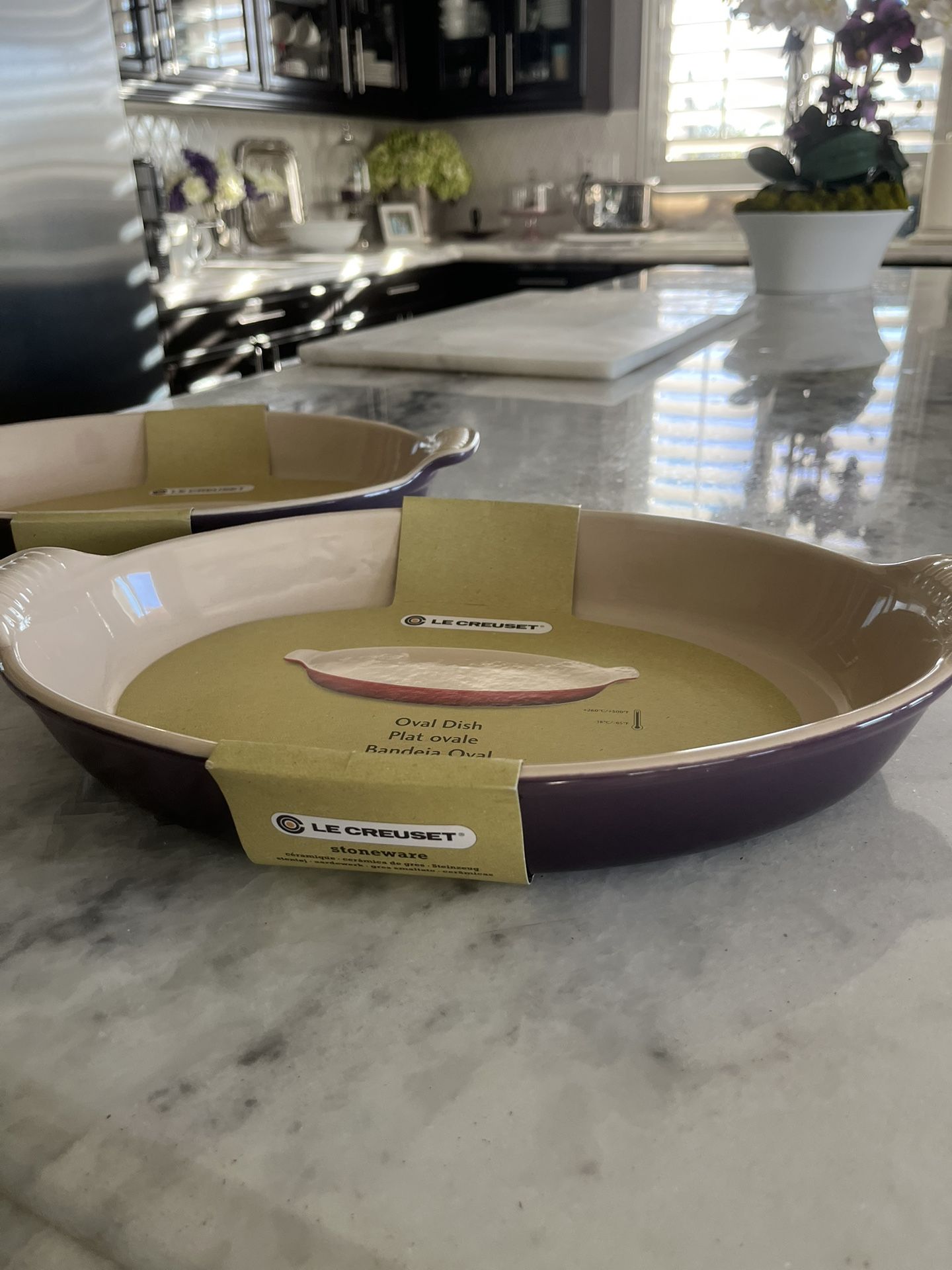 2 17x11 Le Creuset Casserole Dishes $65 Ea