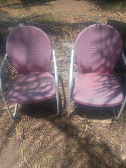 Patio chairs,metal