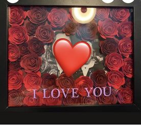 Custom Valantine Shadow Box