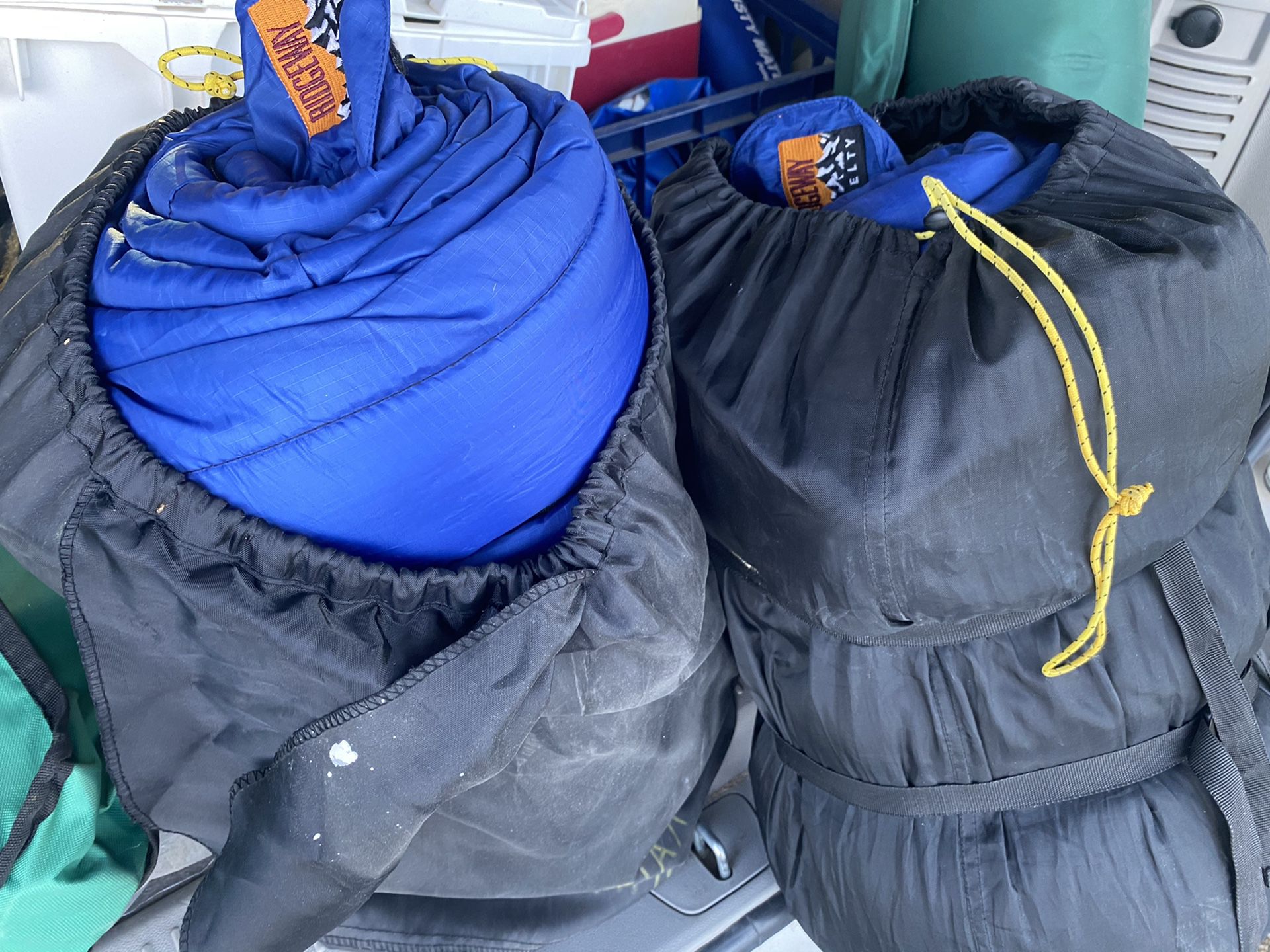 Two Kelty Ridgeway sleeping bags