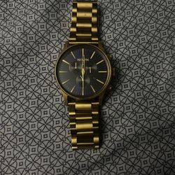 Gold Nixon Watch