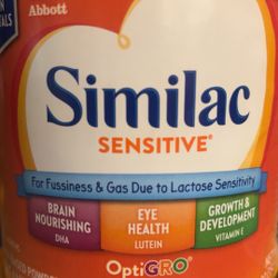 Brand New Formula Similac Sensitive 