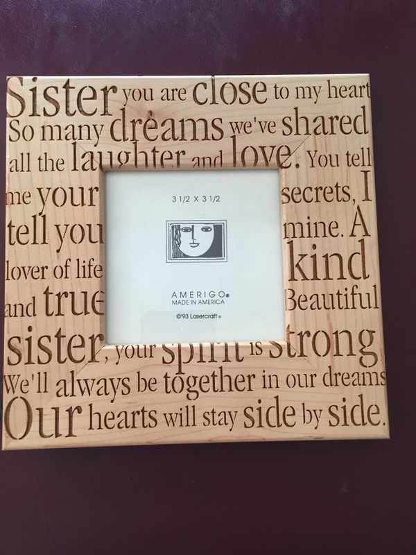 Sister Love Picture Frame Brand New For In Las Vegas Nv Sister Love Picture Frame Brand New