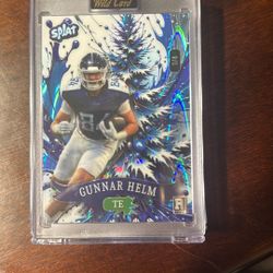 Rookie TE Gunnar Helm 1/4