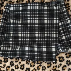 Plaid Skort 