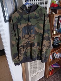 Nike Camo Fleece Hoodie XxL