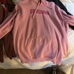 Pink Gym Shark Hoodie