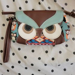 UNIONBAY Owl Wristlet Purse

