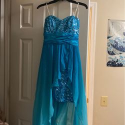 Aqua homecoming Dress