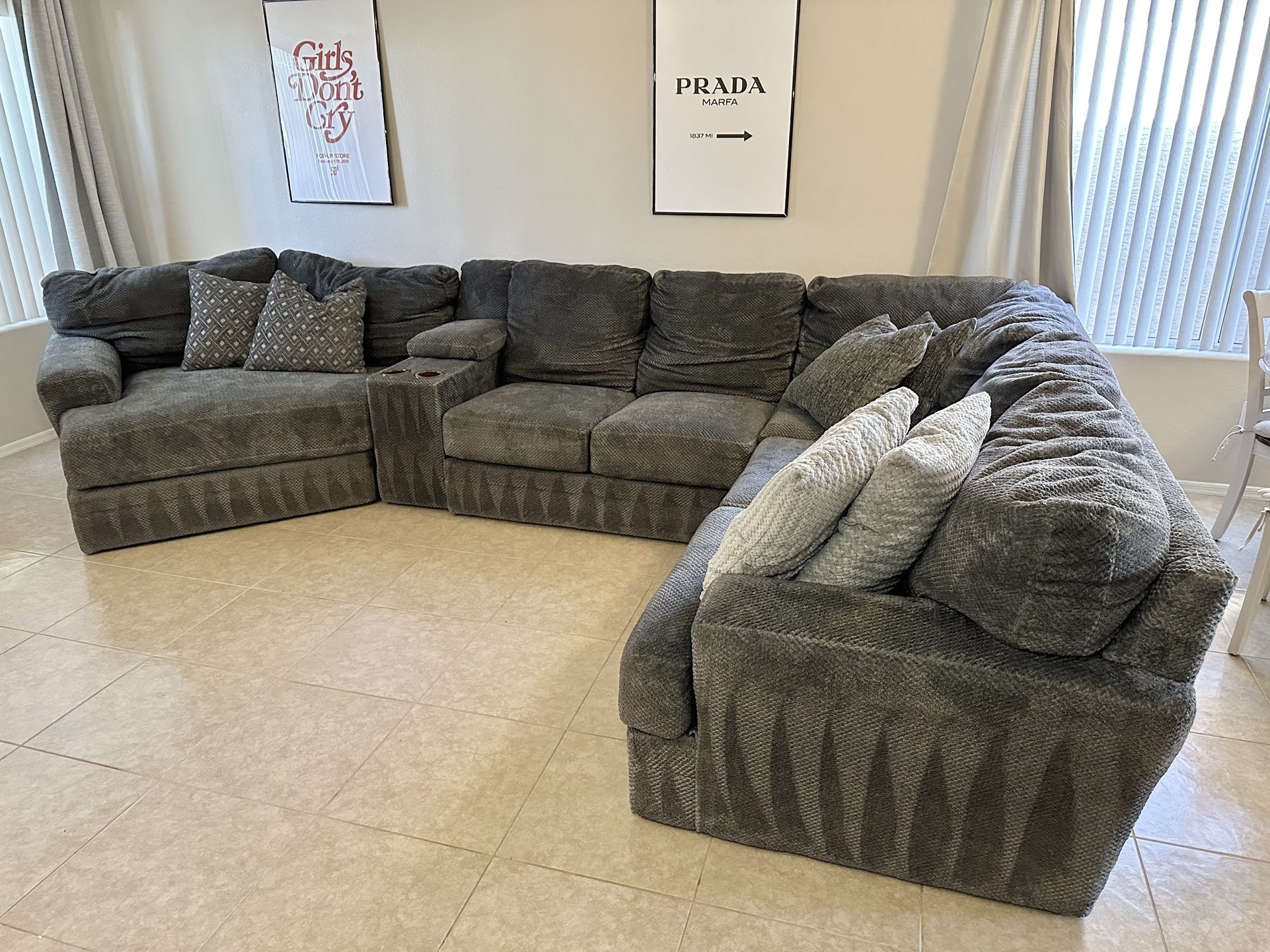 Grey Sectional Couch