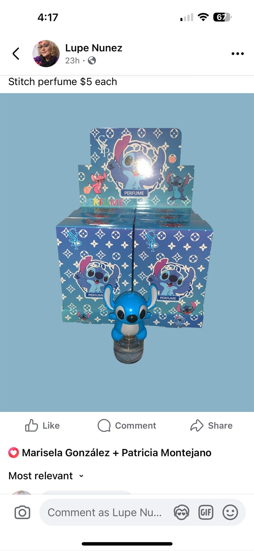 Stitch Perfume