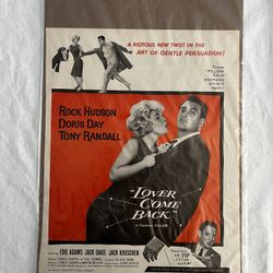Lover Come Back Movie Poster 