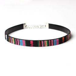 Boho Hippie Multicolored Choker