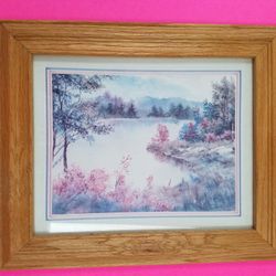Beautiful Matted Framed Picture