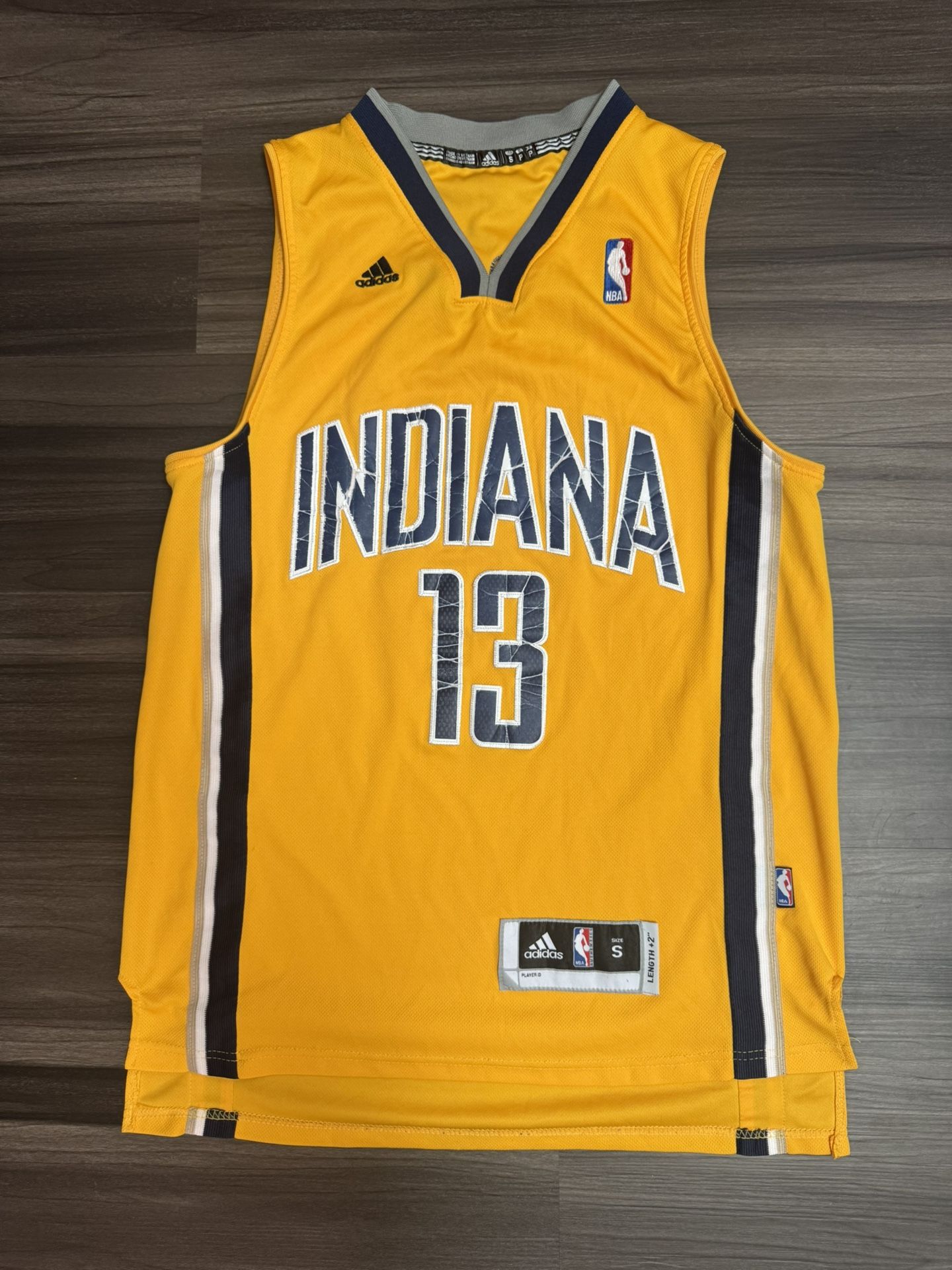 Adidas Indiana Pacers Paul George #13 NBA Stitched Basketball Jersey Men’s Small