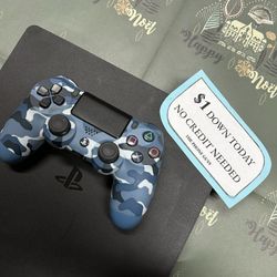 Playstation 4 Slim PS4 Game Console - Pay $1 today and pay the rest later -