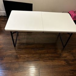 Folding Plastic Work Table