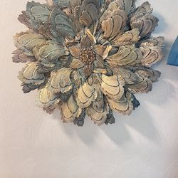 Large Textured handcrafted flower