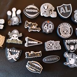 Raiders Jibbitz lot of 20 
