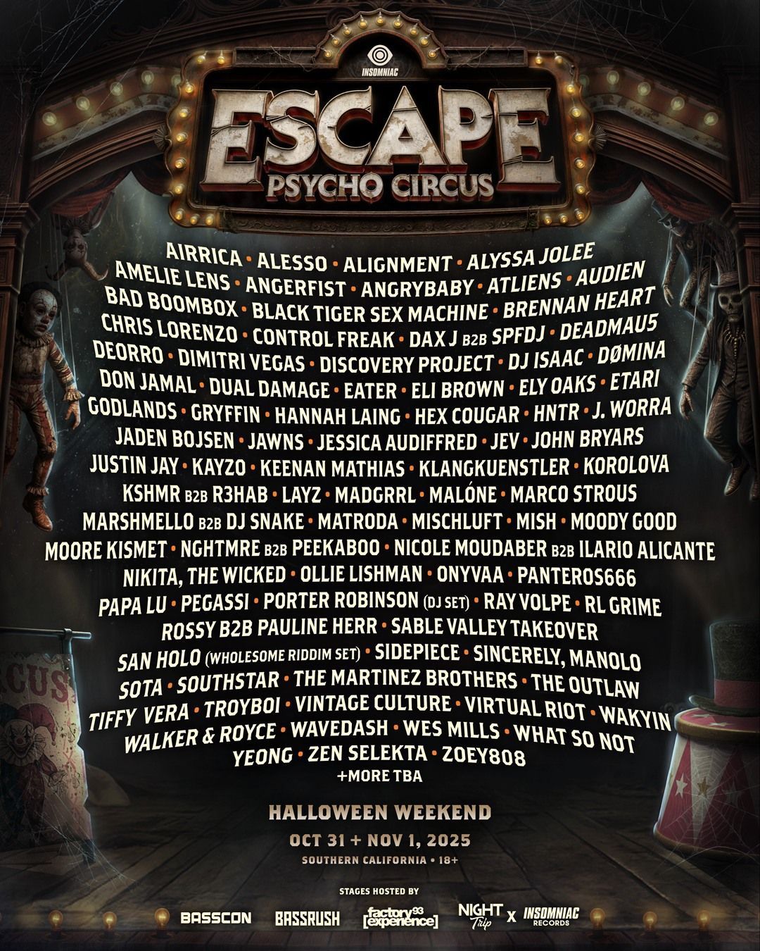 GA 2 Day ESCAPE 2025 Ticket 